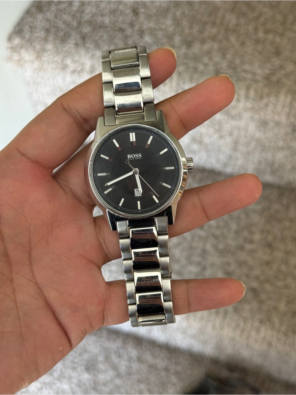 Hugo Boss Classic  Architecture Black/Steel Ø42 mm men’s Watch